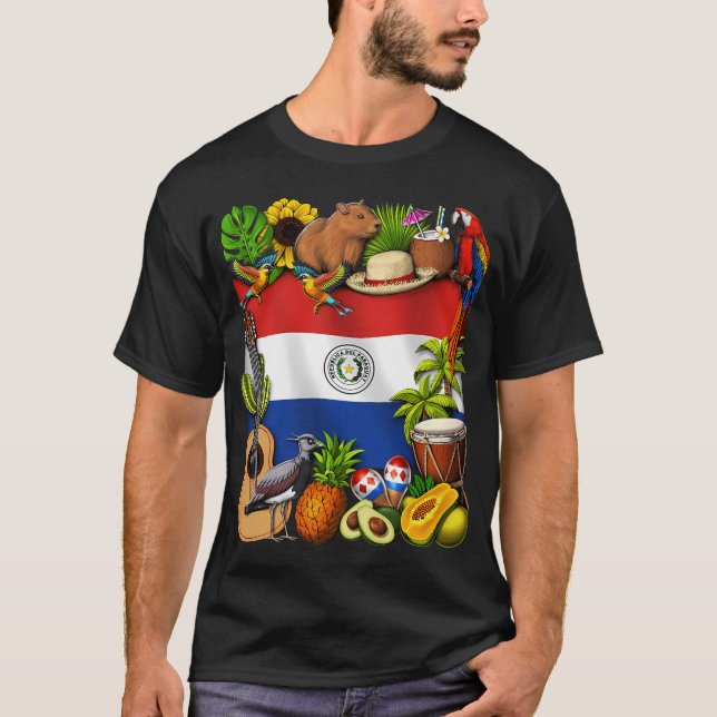 T-shirt Patrimoine Paraguayen (Devant)