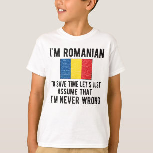 T-shirt Patrimoine roumain Roumanie racine Drapeau roumain