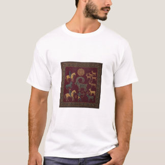 T-shirt Patrimoine rustique d'Asie centrale