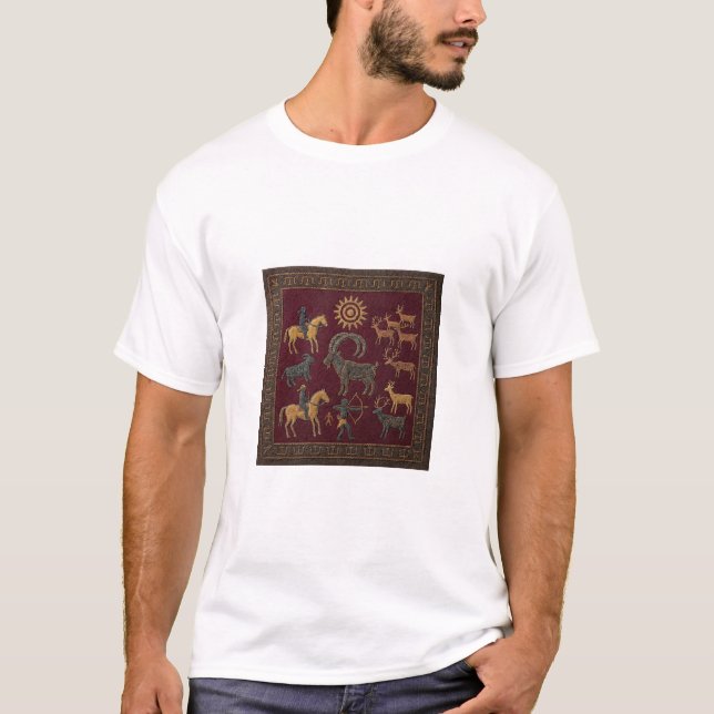 T-shirt Patrimoine rustique d'Asie centrale (Devant)