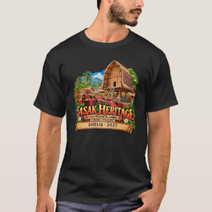 T-shirt Patrimoine Sasak personnalisé Lombok