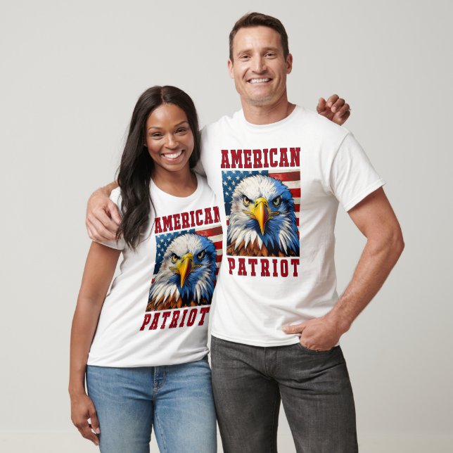 T-shirt Patriot Américain (Unisexe)