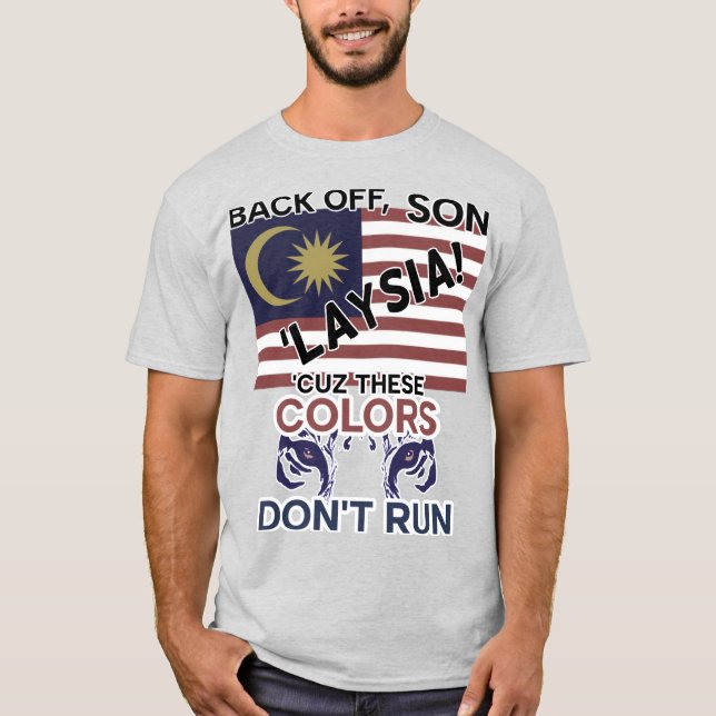 T-SHIRT PATRIOT DRAPEAU ROUGE BLANC ET BLEU (Devant)