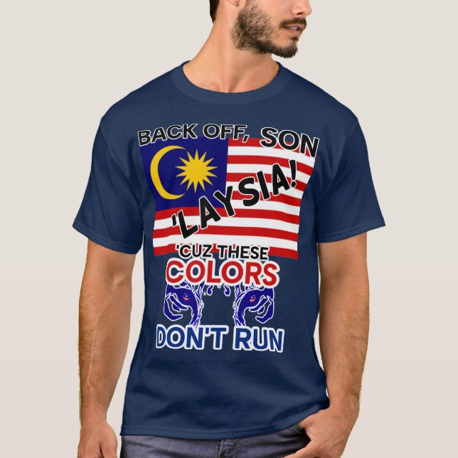 T-SHIRT PATRIOT DRAPEAU ROUGE BLANC ET BLEU (Devant)