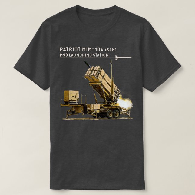 T-shirt Patriot MIM104 Missile de surface à air (Design devant)