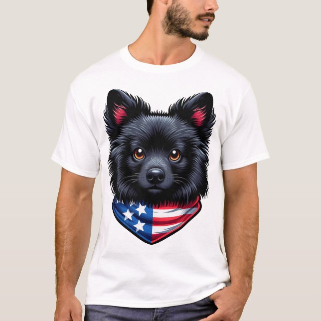 T-shirt Patriot Pup Graphic Tee (Devant)
