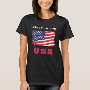 T-shirt Patriot USA femmes noires