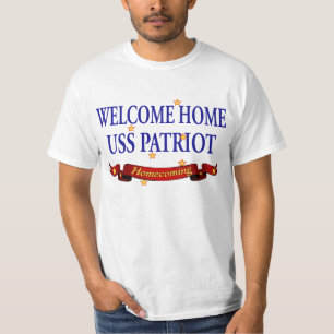 T-shirt Patriote à la maison bienvenu d'USS