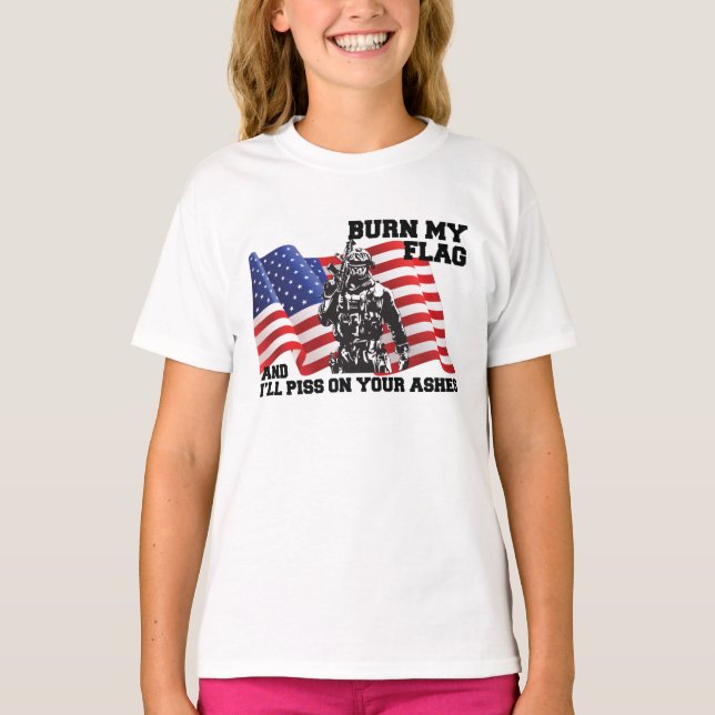 T-shirt Patriote américain  (Devant)