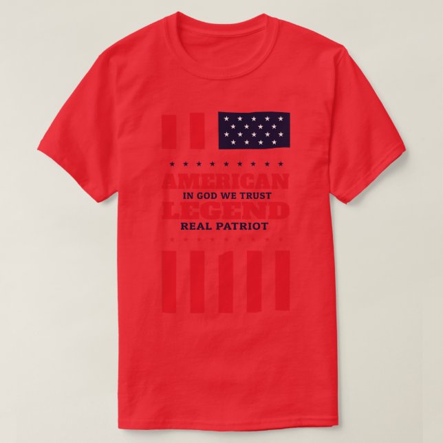 T-shirt Patriote américain (Design devant)
