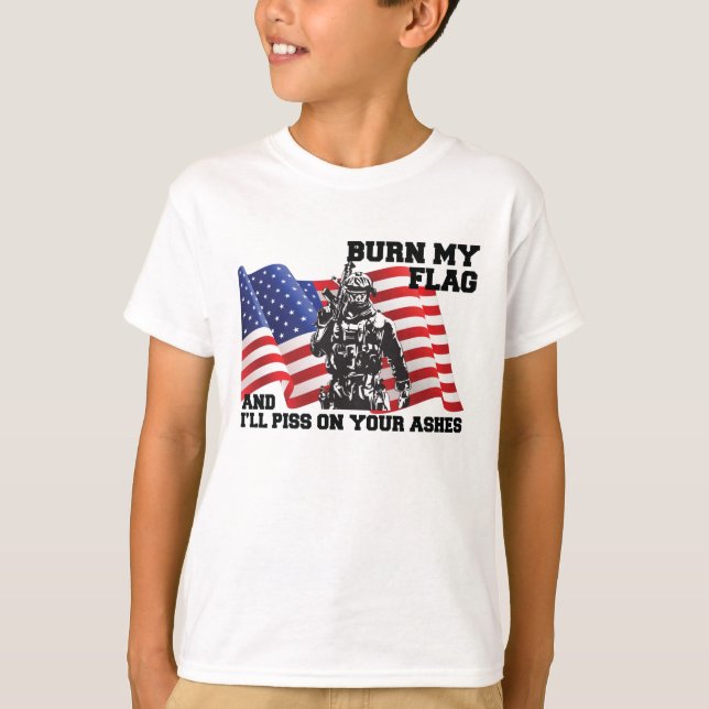 T-shirt Patriote américain (Devant)