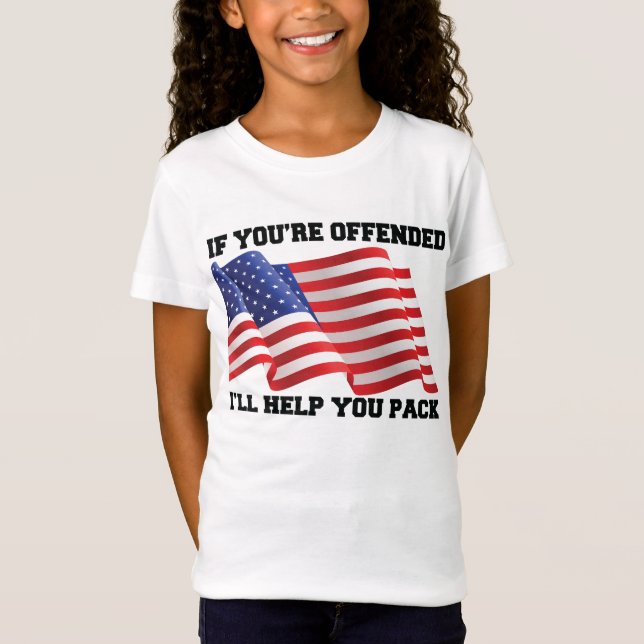 T-Shirt patriote américain (Devant)