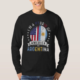 T-shirt Patriote américain drapeau argentin Américain Arge
