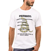 T-shirt patriote avec serpent de Gadsden