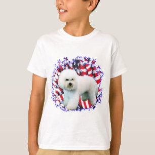T-shirt Patriote de Bichon Frise