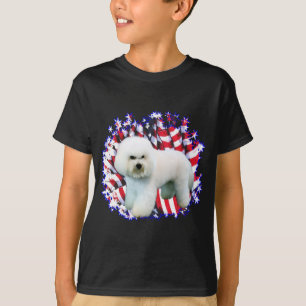 T-shirt Patriote de Bichon Frise