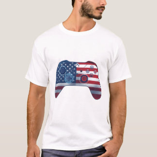 T-shirt Patriote Joueur 4 juillet