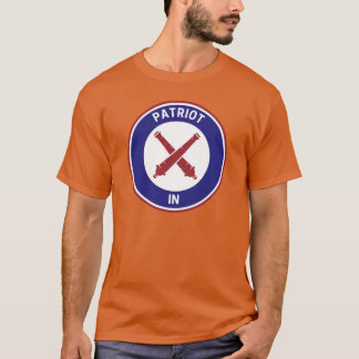 T-shirt Patriote Vintage Indiana Surdimensionné