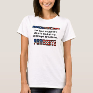 T-shirt PATRIOTES AMÉRICAINS Ne supportent pas les traître