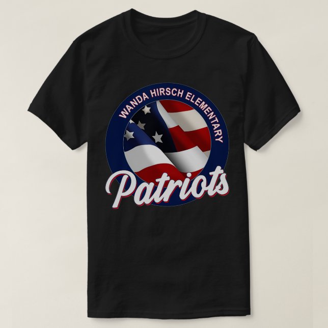 T-shirt Patriotes élémentaires de Wanda Hirsch (Design devant)