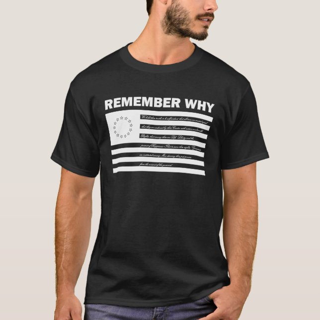 T-shirt Patriotic American Flag (Devant)