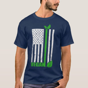 T-shirt Patriotic Animal Rights Activist Vegetarian USA