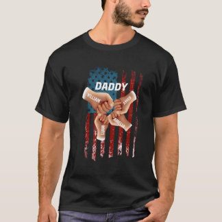 T-shirt Patriotic "Dad Squad" Fist-Bump Shirt