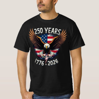 T-shirt Patriotic Eagle 250th Anniversary 1776-2026