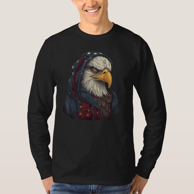 T-shirt Patriotic Eagle 4th Of July_4 (Devant)