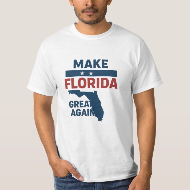 T-shirt  Patriotic Florida Design – “Make Florida Great '' (Devant)