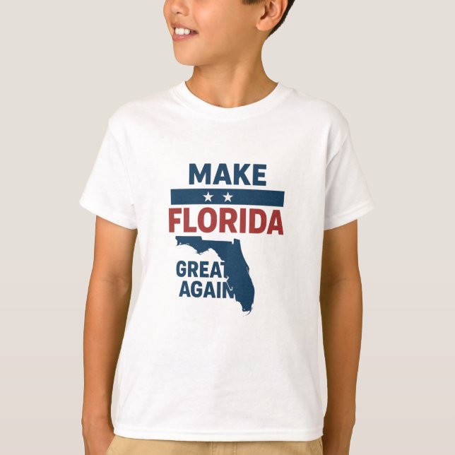 T-shirt  Patriotic Florida Design – “Make Florida Great '' (Devant)