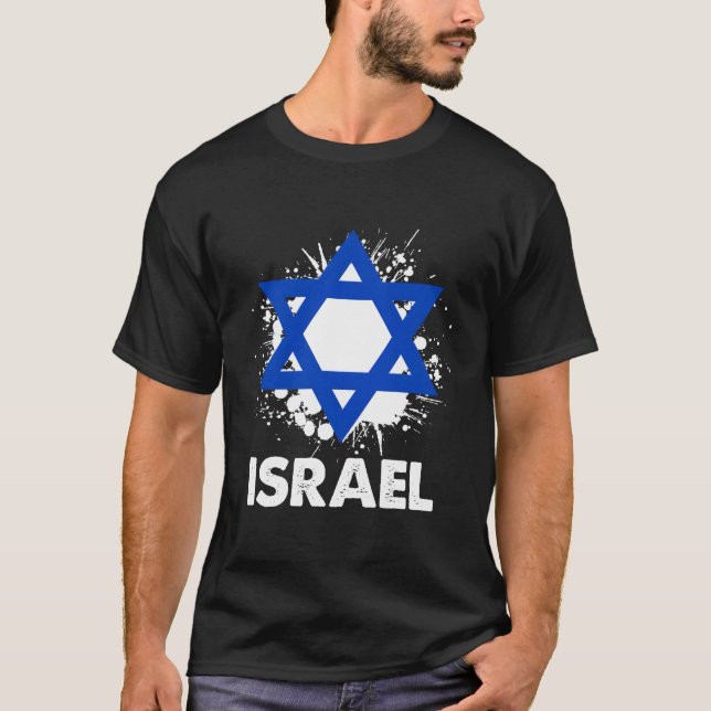 T-shirt Patriotic Israel Pride Israeli Flag (Devant)