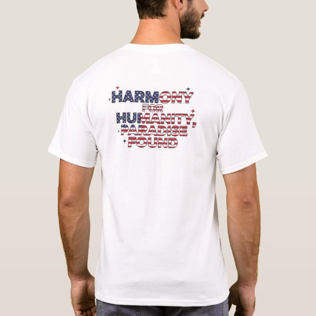 T-shirt Patriotic Peace Decal (Dos)
