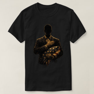 T-shirt Patriotic Pledge Silhouette