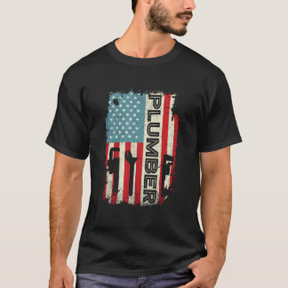 T-shirt Patriotic Plumber 4Th Of July Plumber Plumber