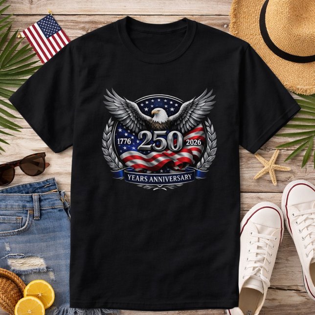T-shirt Patriotic Silver Wings of Freedom (Créateur téléchargé)