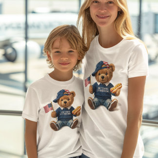 T-shirt Patriotic Teddy Bear| 250 Years of Freedom 