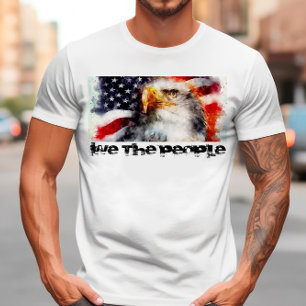 T-shirt Patriotic USA Flag & Eagle
