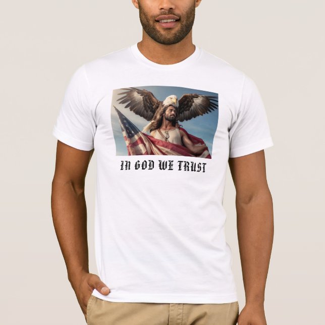 T-shirt *~* PatrioticShirt Drapeau américain AP27 Eagle Me (Devant)