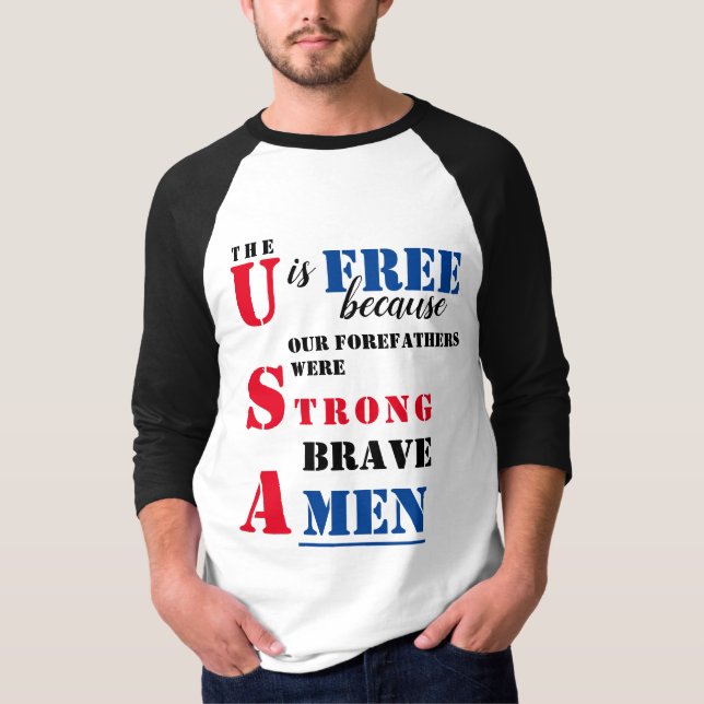 T-shirt patriotique (Devant)