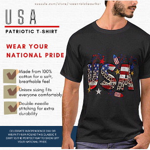 T-shirt patriotique américain