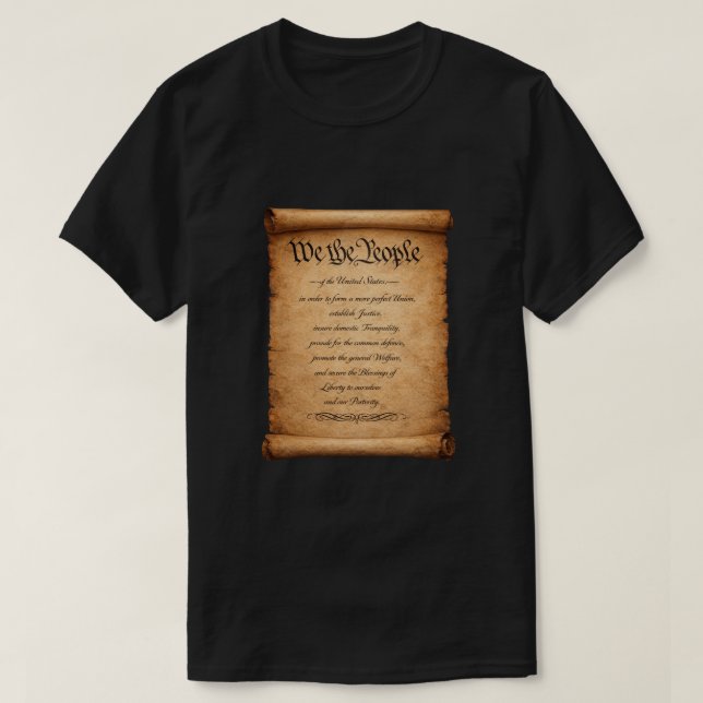 T-Shirt Patriotique Américain (5b-1) (Design devant)