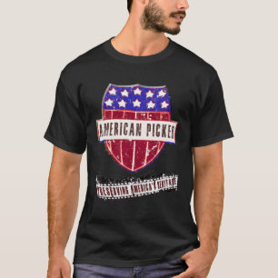 T-shirt Patriotique Américain Heritage Pickers