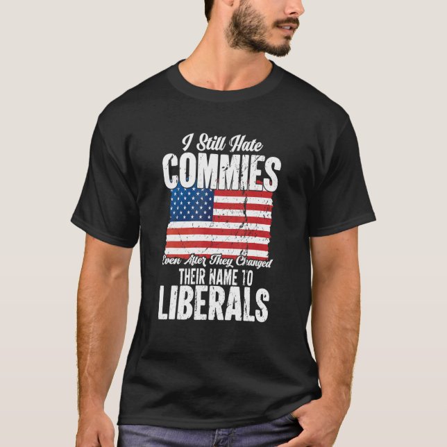 T-shirt Patriotique anti-communiste pro-américain (Devant)