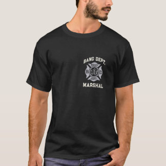 T-shirt Patriotique Bang Dept MARSHAL Juillet 4 Fireworks
