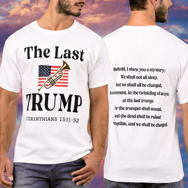 T-shirt Patriotique Christian Trump Rapporter la Bible Ver (Créateur téléchargé)