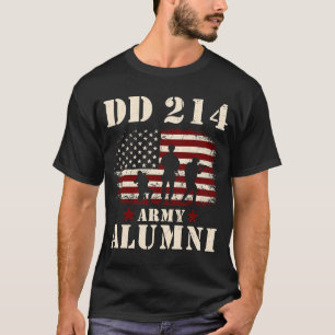 T-shirt Patriotique DD 214 Alumni DD214 Jour des vétérans 