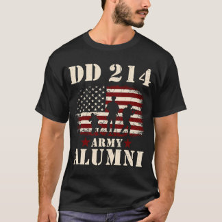 T-shirt Patriotique DD 214 Alumni DD214 Jour des vétérans 