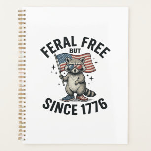 T-shirt patriotique de Raton Laveur Sauvage Mais L