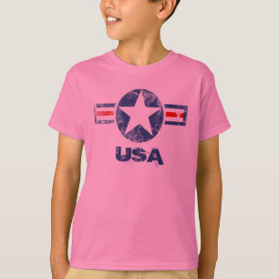 T-shirt patriotique des Etats-Unis d'étoile